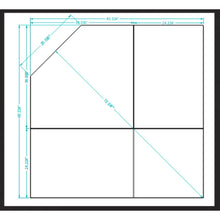 Charger l'image dans la galerie, SYSTÈME MODULAIRE DE PROTECTION DE PLANCHER 60" - COIN