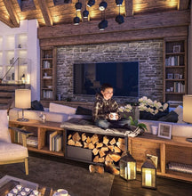 Charger l'image dans la galerie, RANGEMENT À BOIS 48" AVEC CONTOUR DE FINITION