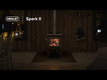 Charger et lire la vidéo dans la visionneuse de la Galerie, DROLET - SPARK II POÊLE À BOIS