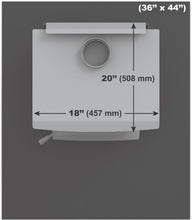 Charger l&#39;image dans la galerie, PROTECTION DE PLANCHER EN VERRE TREMPÉ 10 MM 44&quot; X 36&quot;
