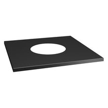 Charger l'image dans la galerie, COLLET MURAL DÉCORATIF CARRÉ NOIR SIMPLE PAROI - 8''Ø
