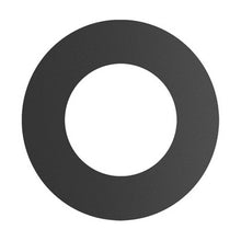Charger l'image dans la galerie, COLLET MURAL DÉCORATIF ROND NOIR SIMPLE PAROI - 6''Ø
