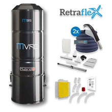 Charger l&#39;image dans la galerie, ASPIRATEUR CENTRAL M95 - Combo Retraflex - 2 prises
