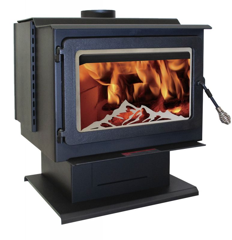 ENGLANDER - 15-W08 POÊLE À BOIS AVEC VENTILATEUR