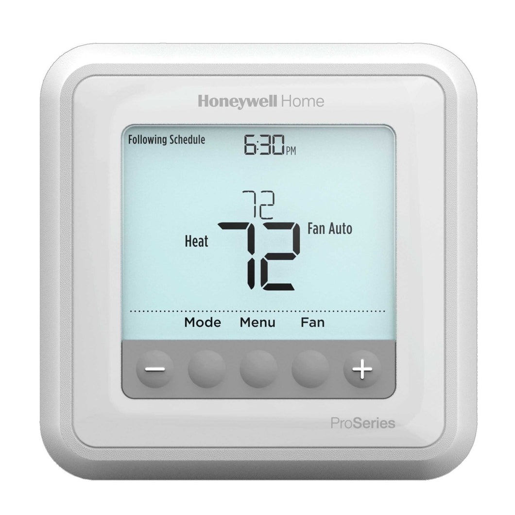 HONEYWELL - THERMOSTAT PROGRAMMABLE T6 PRO JUSQU'À 2 HEAT/1 COOL
