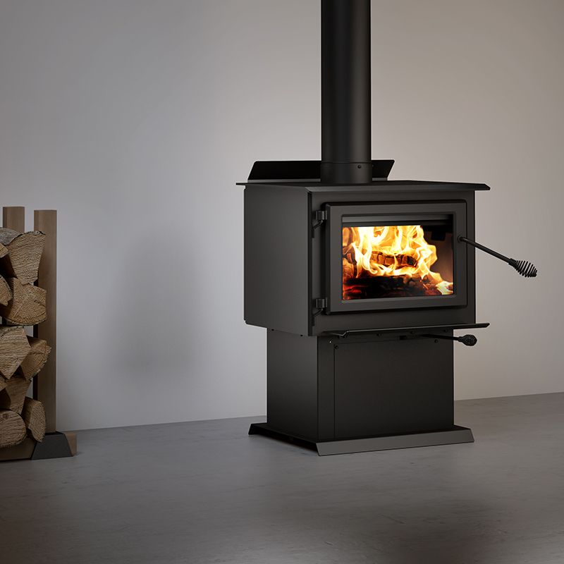 CENTURY - POÊLE À BOIS FW2800 SUR PIÉDESTAL