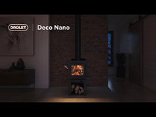 Charger et lire la vidéo dans la visionneuse de la Galerie, DROLET - DÉCO NANO POÊLE À BOIS

